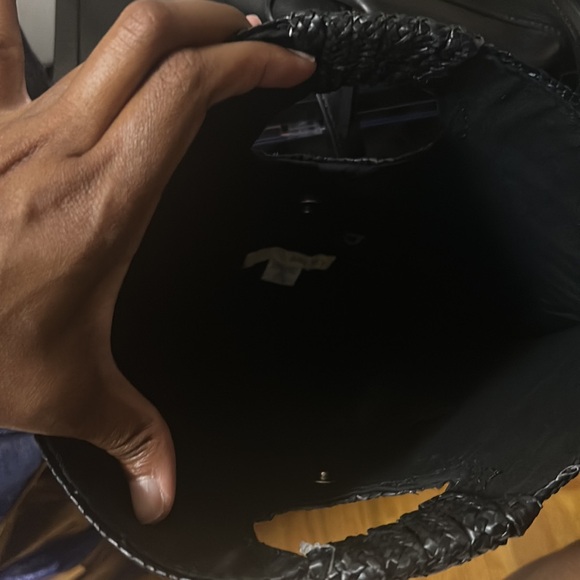 Round straw bag - Picture 2 of 2